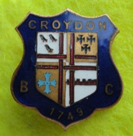 Croydon B C Enamel Pin Badge