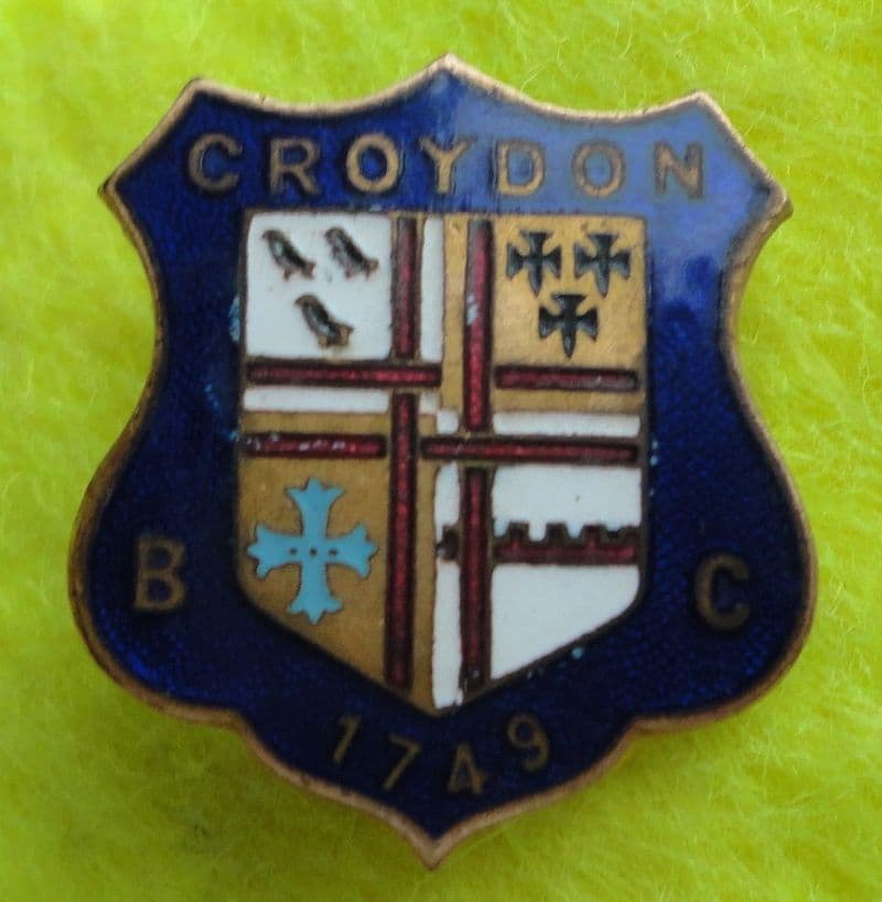 Croydon B C Enamel Pin Badge