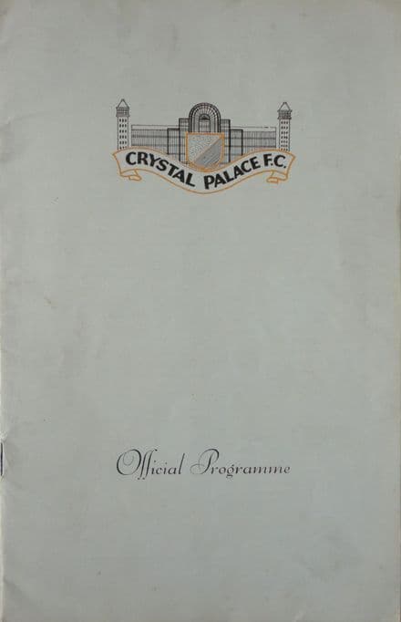 Crystal Palace v Bristol City, Div 2 (1968, Oct 19th)