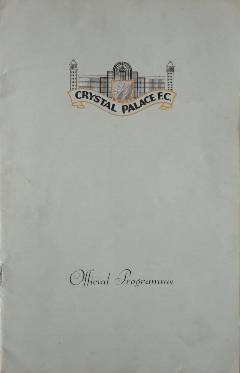 Crystal Palace v Bristol City, Div 2 (1968, Oct 19th)