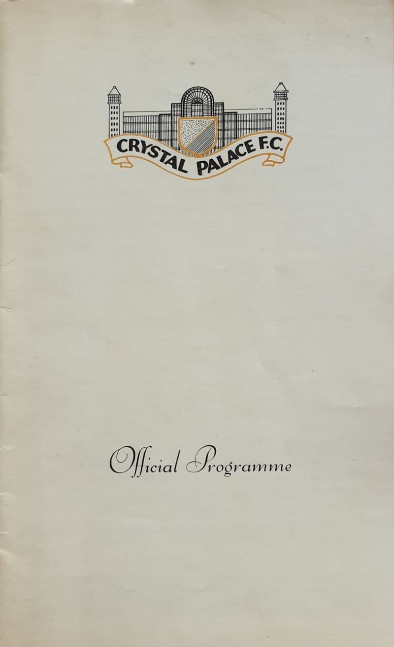 Crystal Palace v Charlton, Div 2 (1969, Jan 8th) & FLR