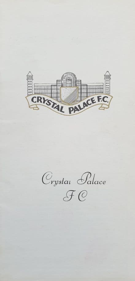 Crystal Palace v Chelsea, FA Cup 3rd Rnd (1971, Jan 2nd)