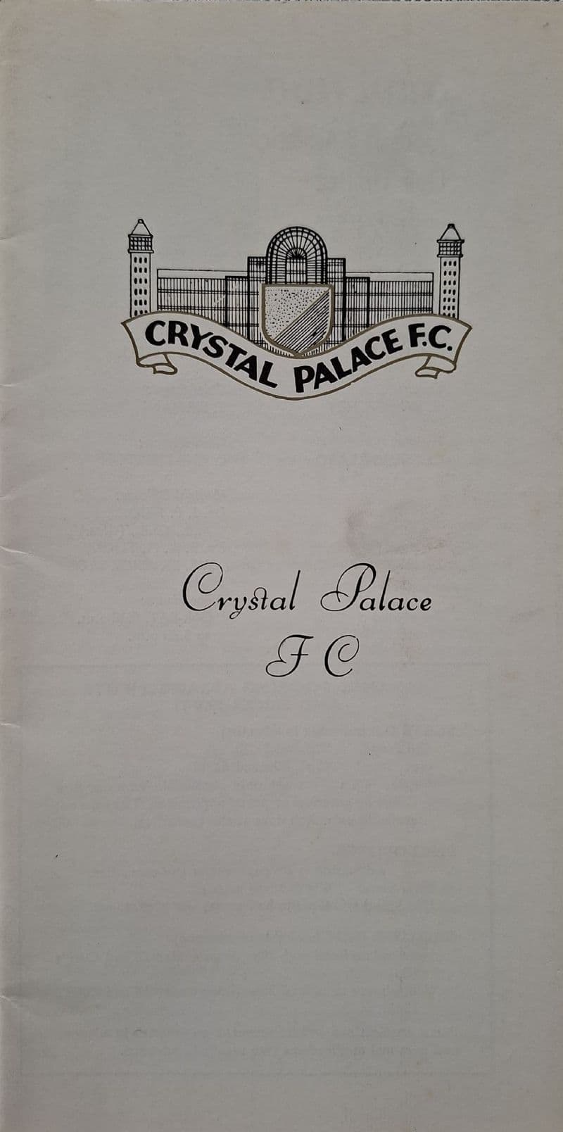 Crystal Palace v Everton, Div 1 (1971, May 1st)