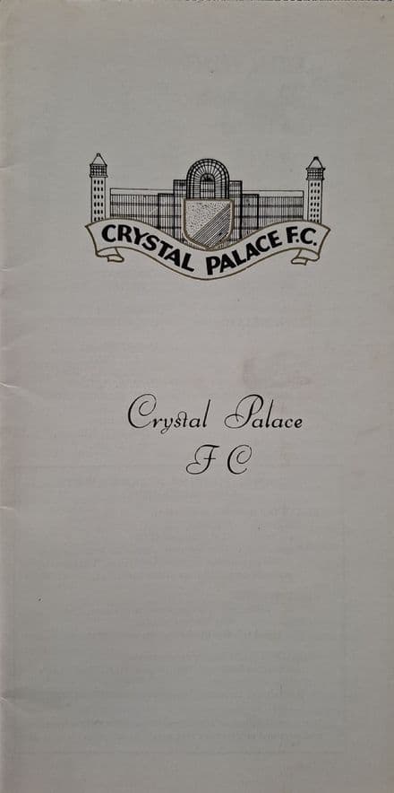 Crystal Palace v Everton, Div 1 (1971, May 1st)