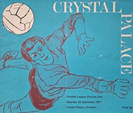 Crystal Palace v Everton, Div 1 (1971, Sep 25th)