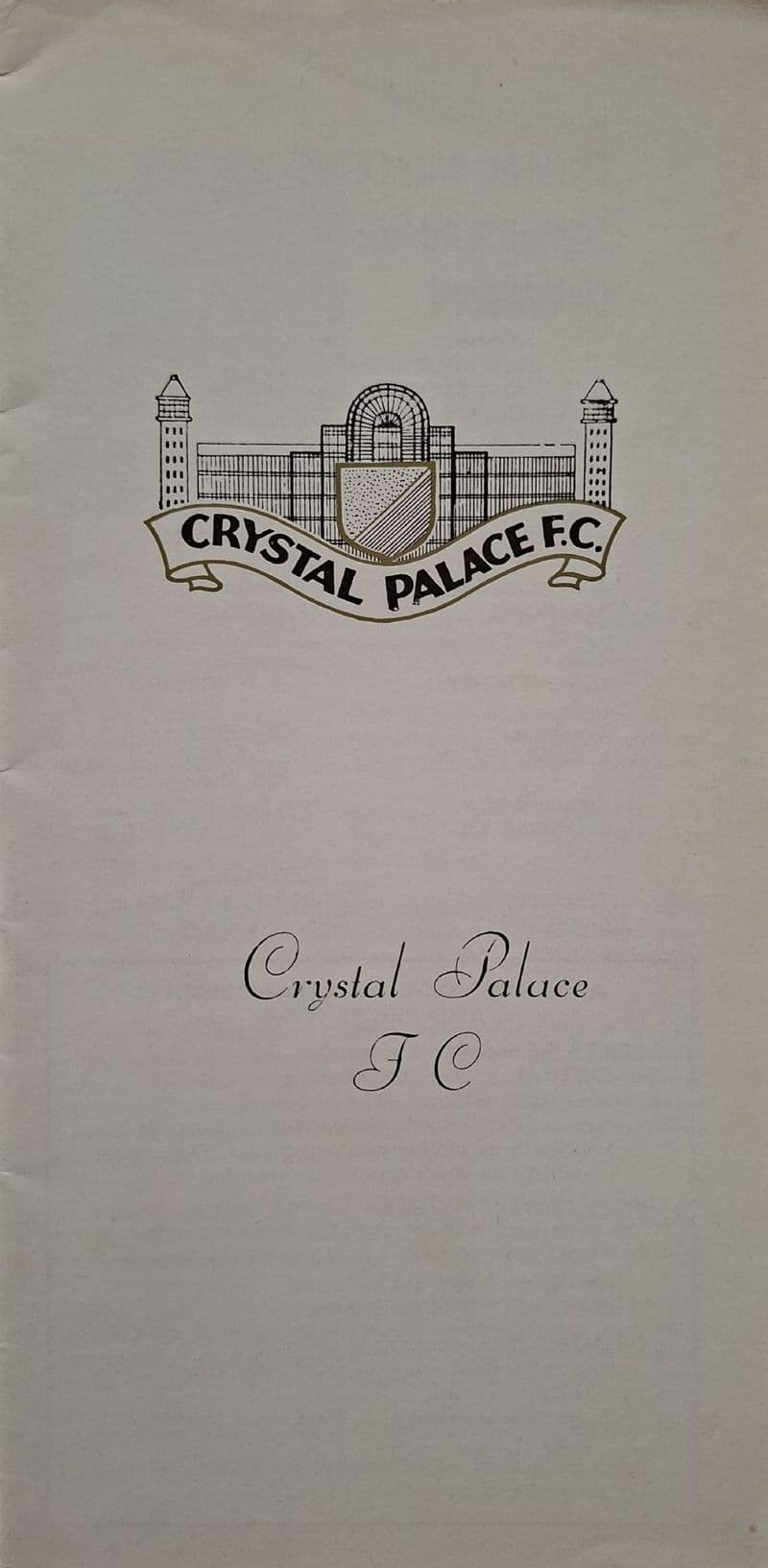 Crystal Palace v Ipswich Town, Div 1 (1971, Feb 6th)