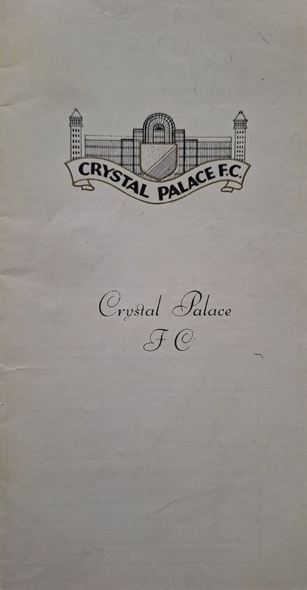 Crystal Palace v Manchester United, Div 1 (1971, Apr 17th)