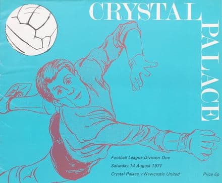 Crystal Palace v Newcastle, Div 1 (1971, Aug 14th)