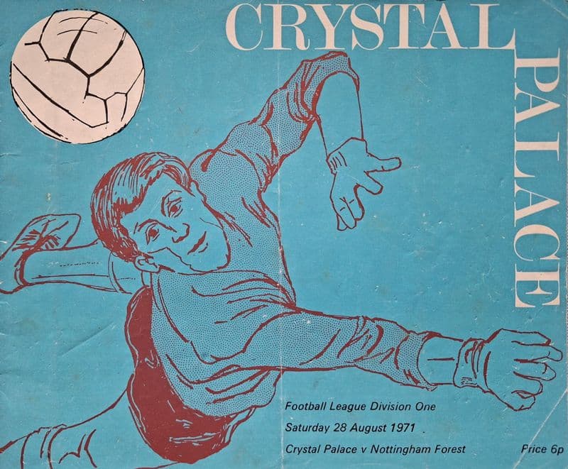 Crystal Palace v Nottingham Forest, Div 1 (1971, Aug 28th)