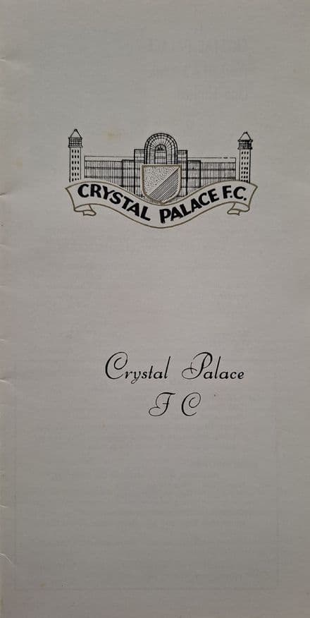 Crystal Palace v Stoke City, Div 1 (1971, Apr 3rd)