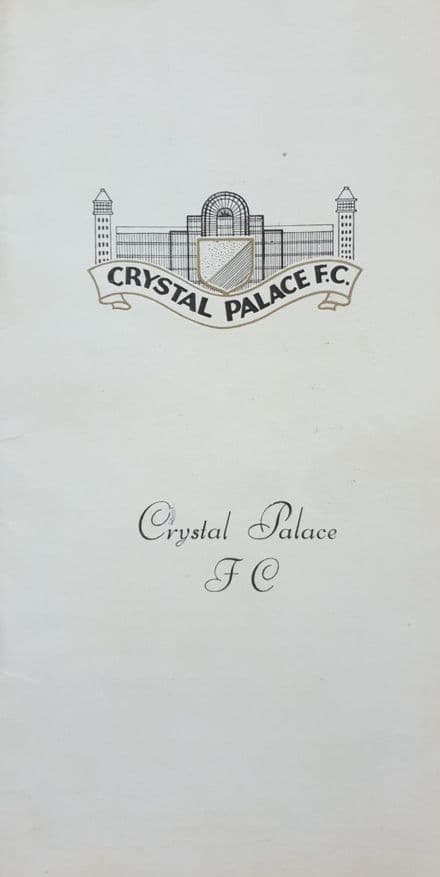 Crystal Palace v WBA, Div 1 (1970, Oct 17th)