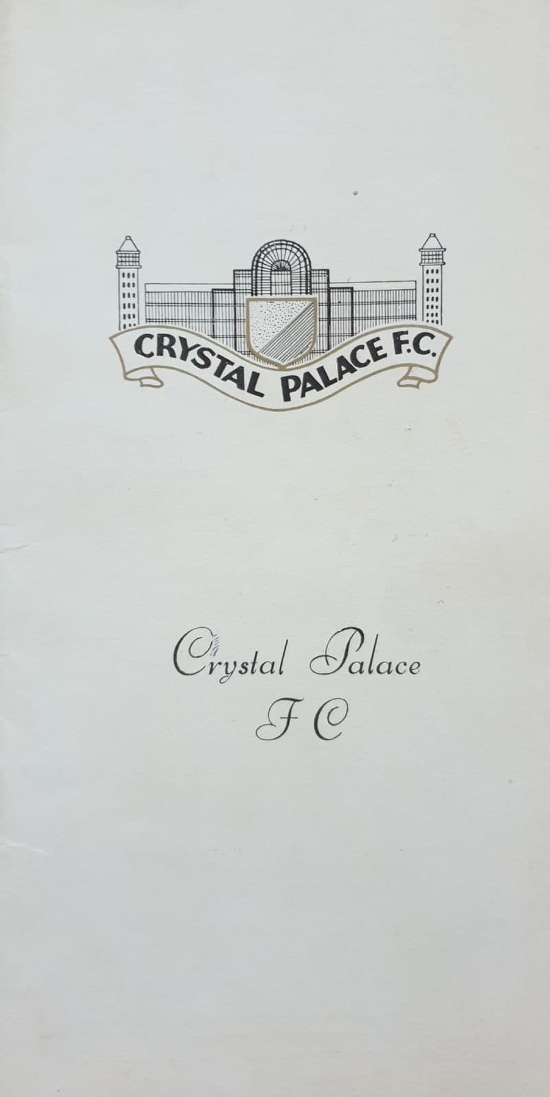 Crystal Palace v WBA, Div 1 (1970, Oct 17th)