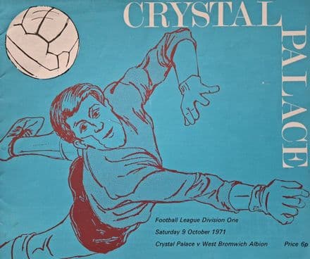 Crystal Palace v WBA, Div 1 (1971, Oct 9th)