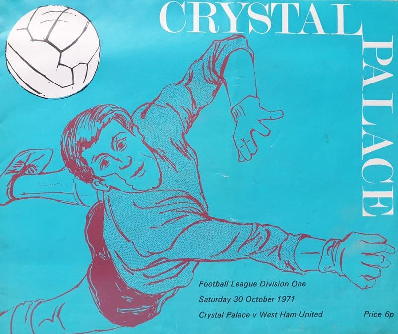 Crystal Palace v West Ham, Div 1 (1971, Oct 30th)