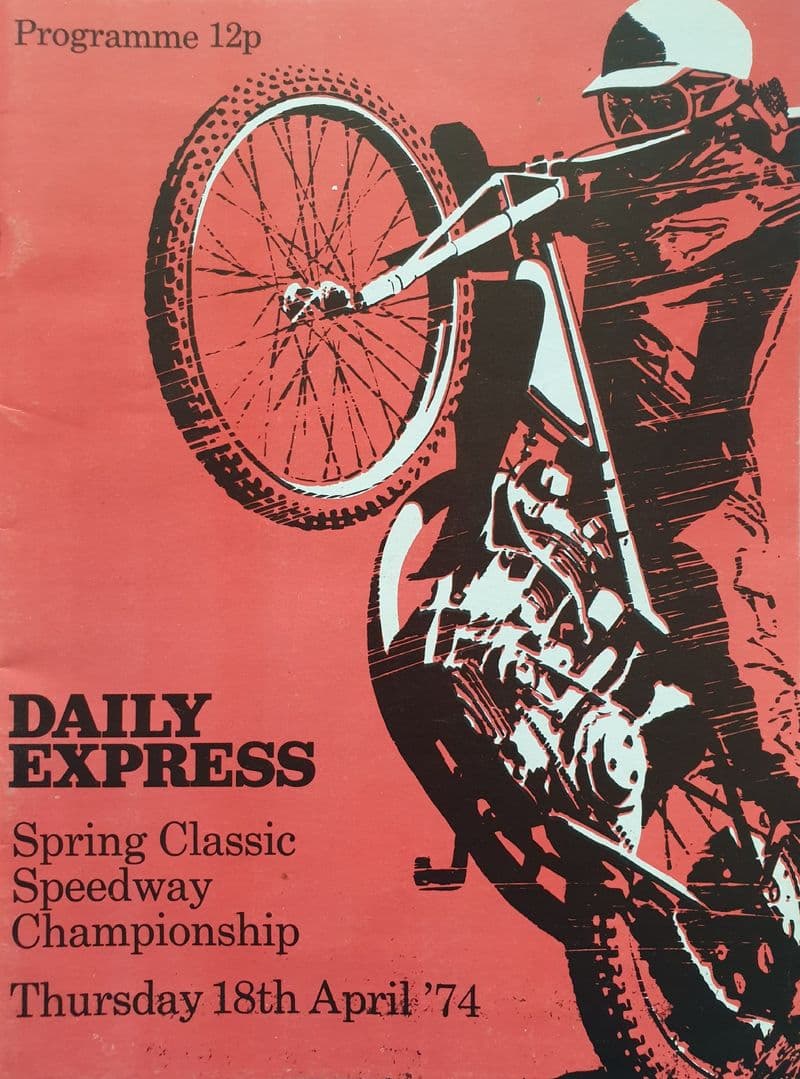 Daily Express Spring Classic (1974, Apr 18th) plus Ticket
