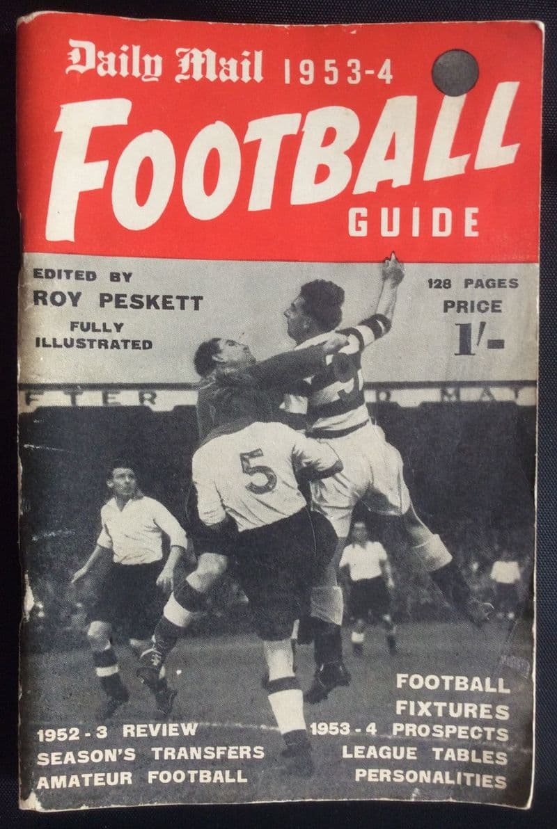 Daily Mail Football Guide 1953-54 edited by Roy Peskett
