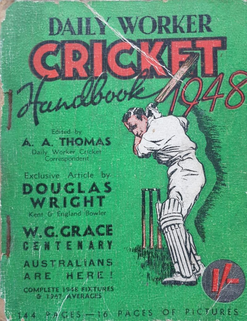 Daily Worker Cricket Handbook 1948 (Card Cover)
