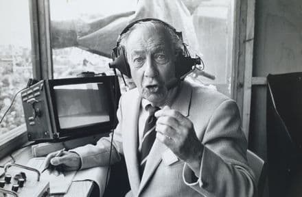 Dan Maskell Press Photo (Wimbledon, 1990)
