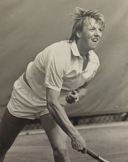 Daniel Ahl Press Photo (1987) "Serve"