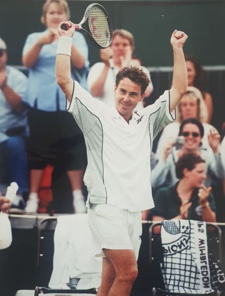Danny Sapsford Coloured Press Photo (Wimbledon, 1999)