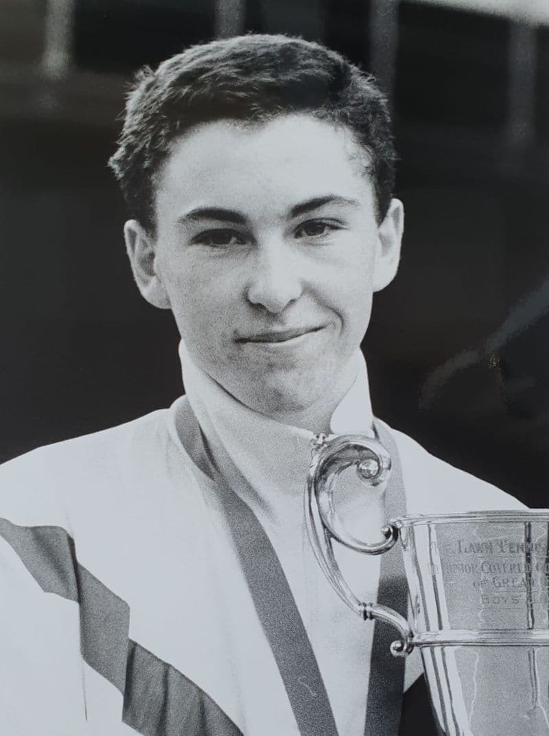 Danny Sapsford Press Photo (U.18 Covered Courts, 1986)