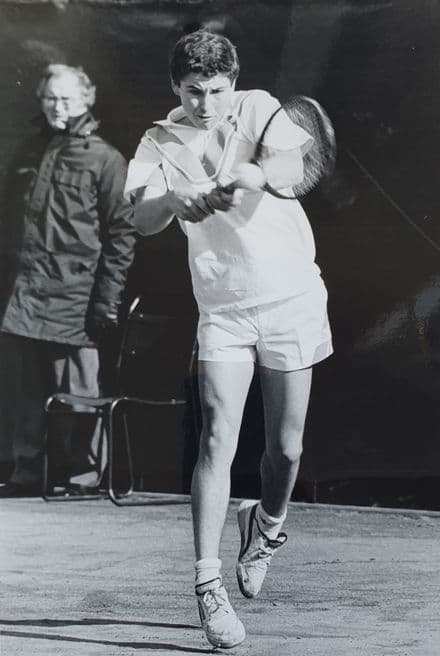 Danny Sapsford Press Photo (U.18 Hard Courts, 1986)