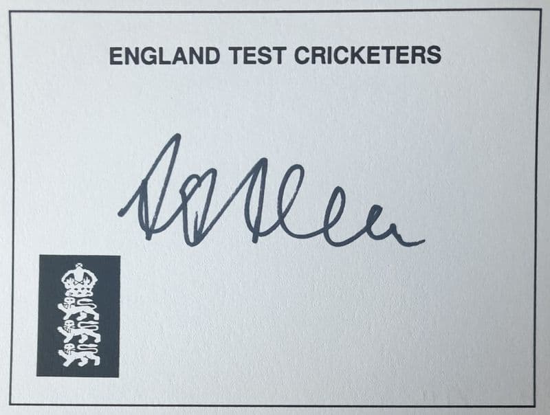 David Allen Autograph