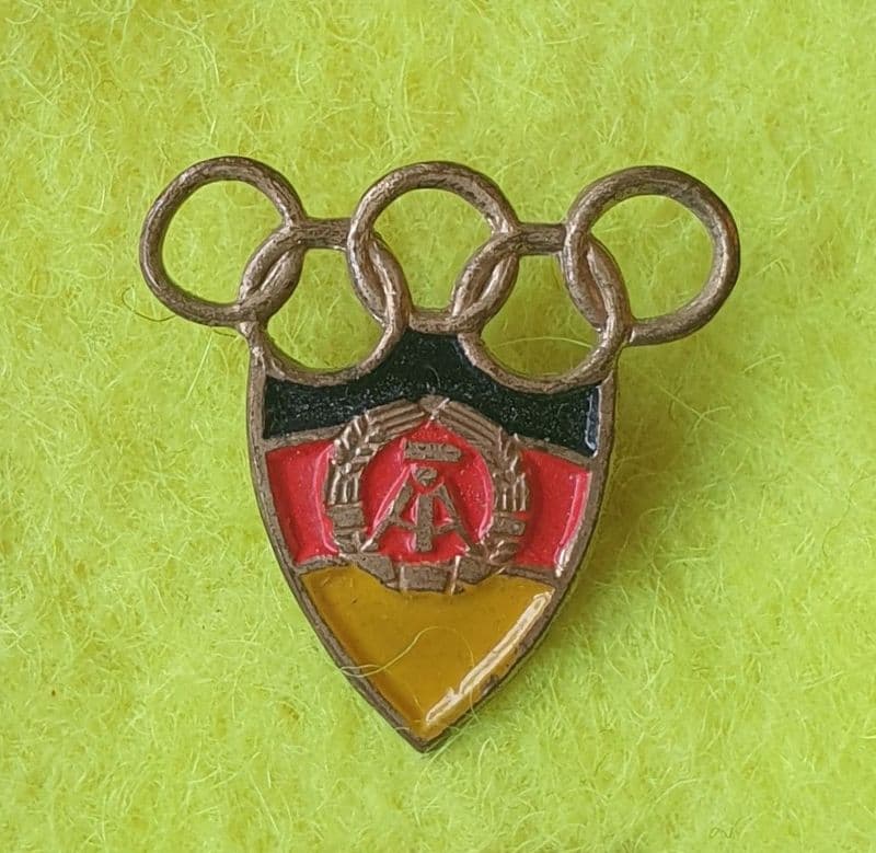 DDR Olympic Enamel Pin Badge