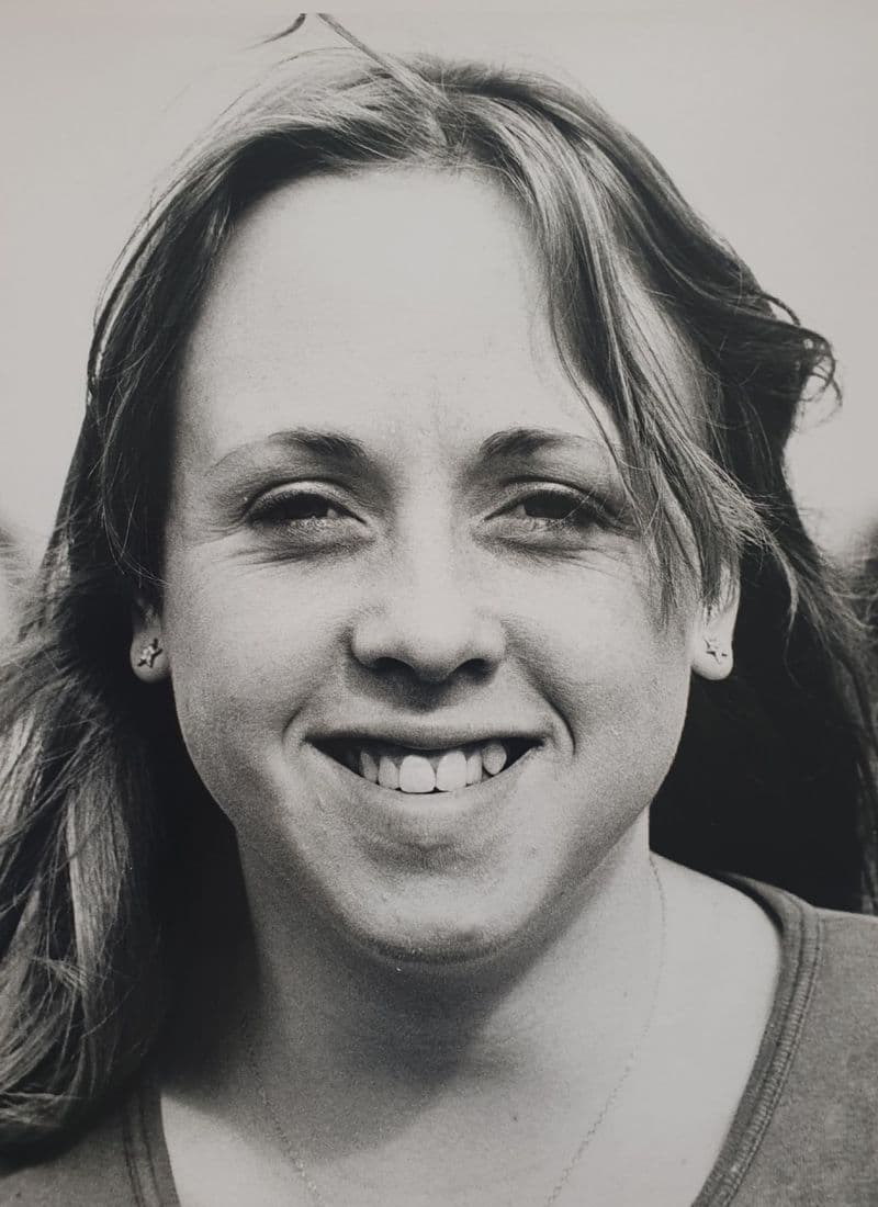 Debbie Rudd Small Black and White Press Photo