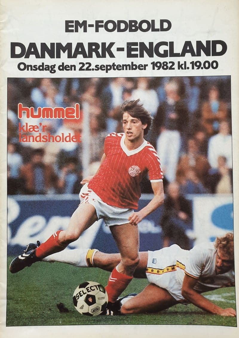 Denmark v England, Euro Qualifier (1982, Sept 22nd)