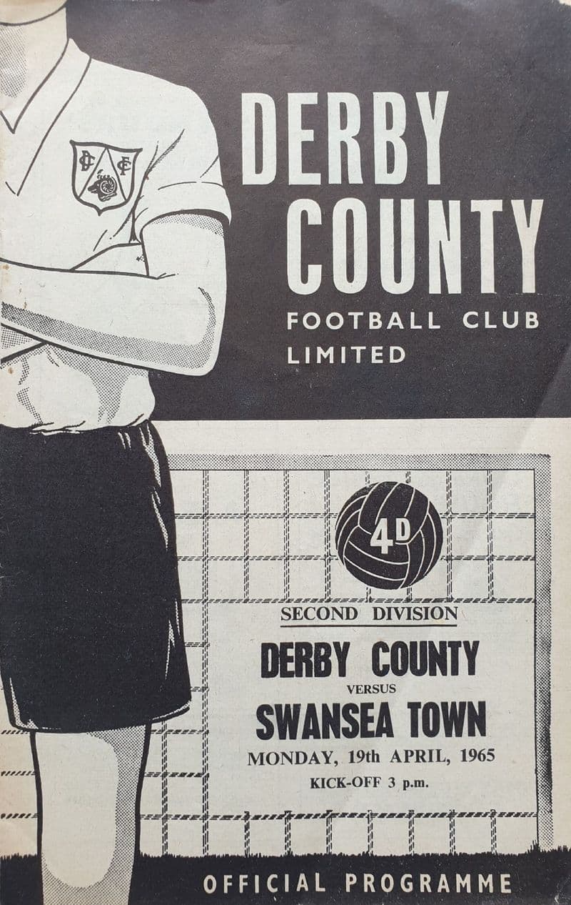 Derby County v Swansea Town, Div 2 (1965, April 19th)