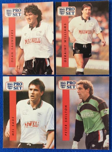 Derby County x4 (Pro Set 1990-91)