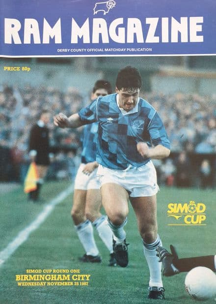Derby v Birmingham, Simod Cup (1987, Nov 25th)