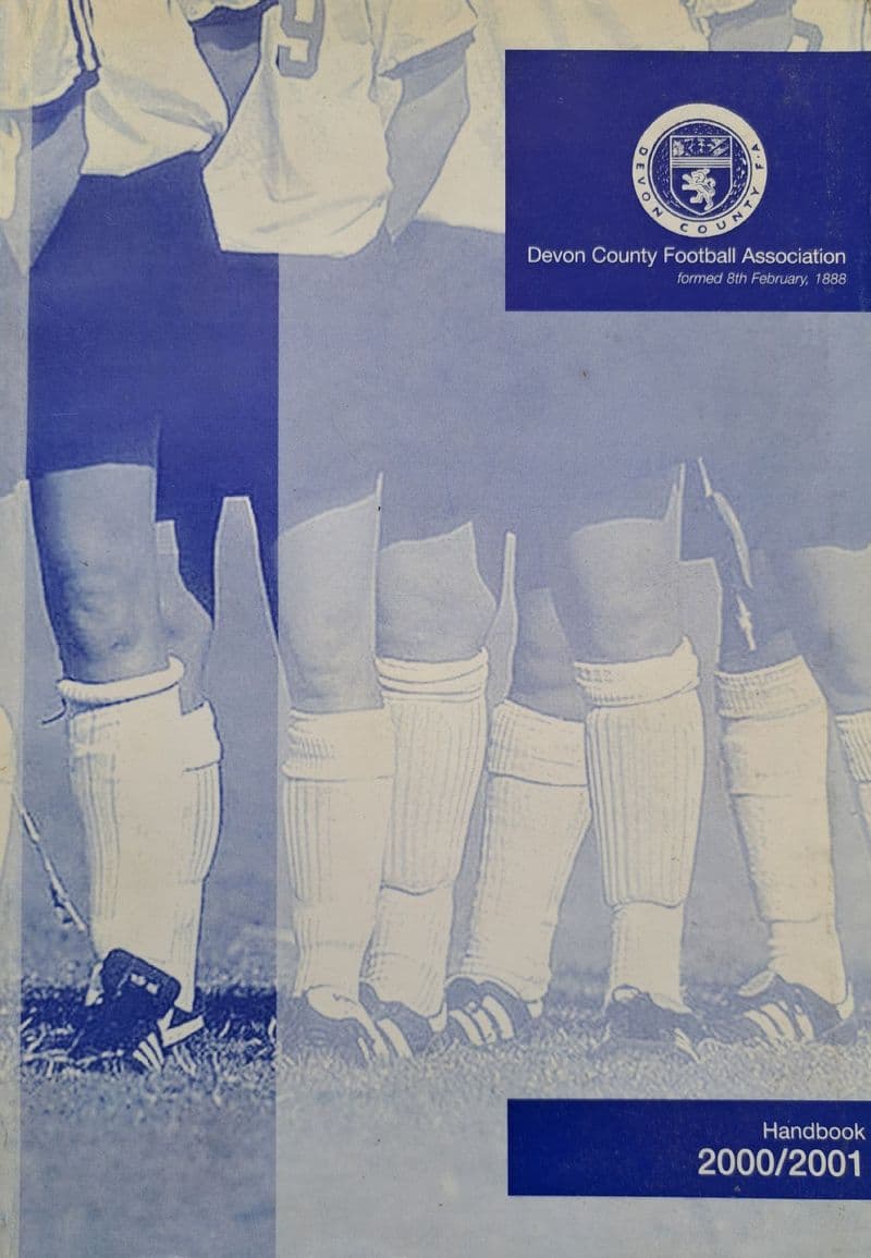Devon County Football Association Handbook (2000-01)
