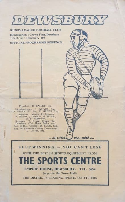 Dewsbury v Halifax (1966, March 2nd)