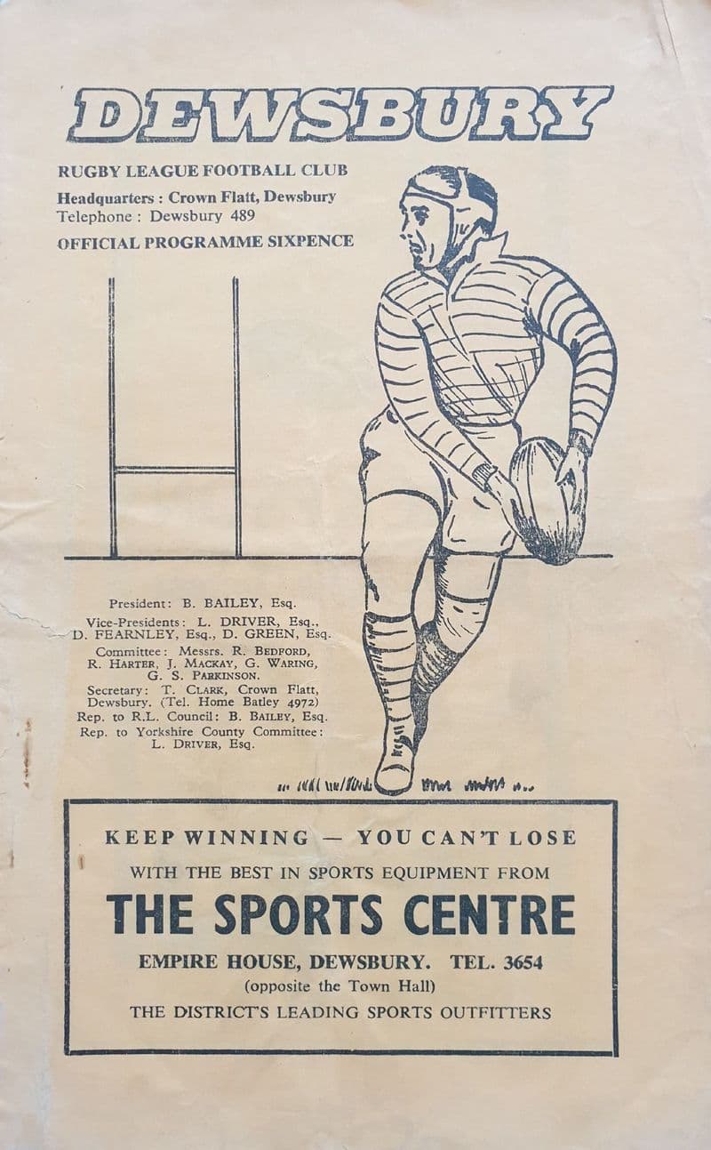 Dewsbury v Halifax (1966, March 2nd)