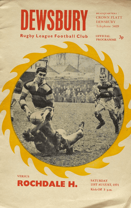 Dewsbury v Rochdale (1971, Aug 21st)