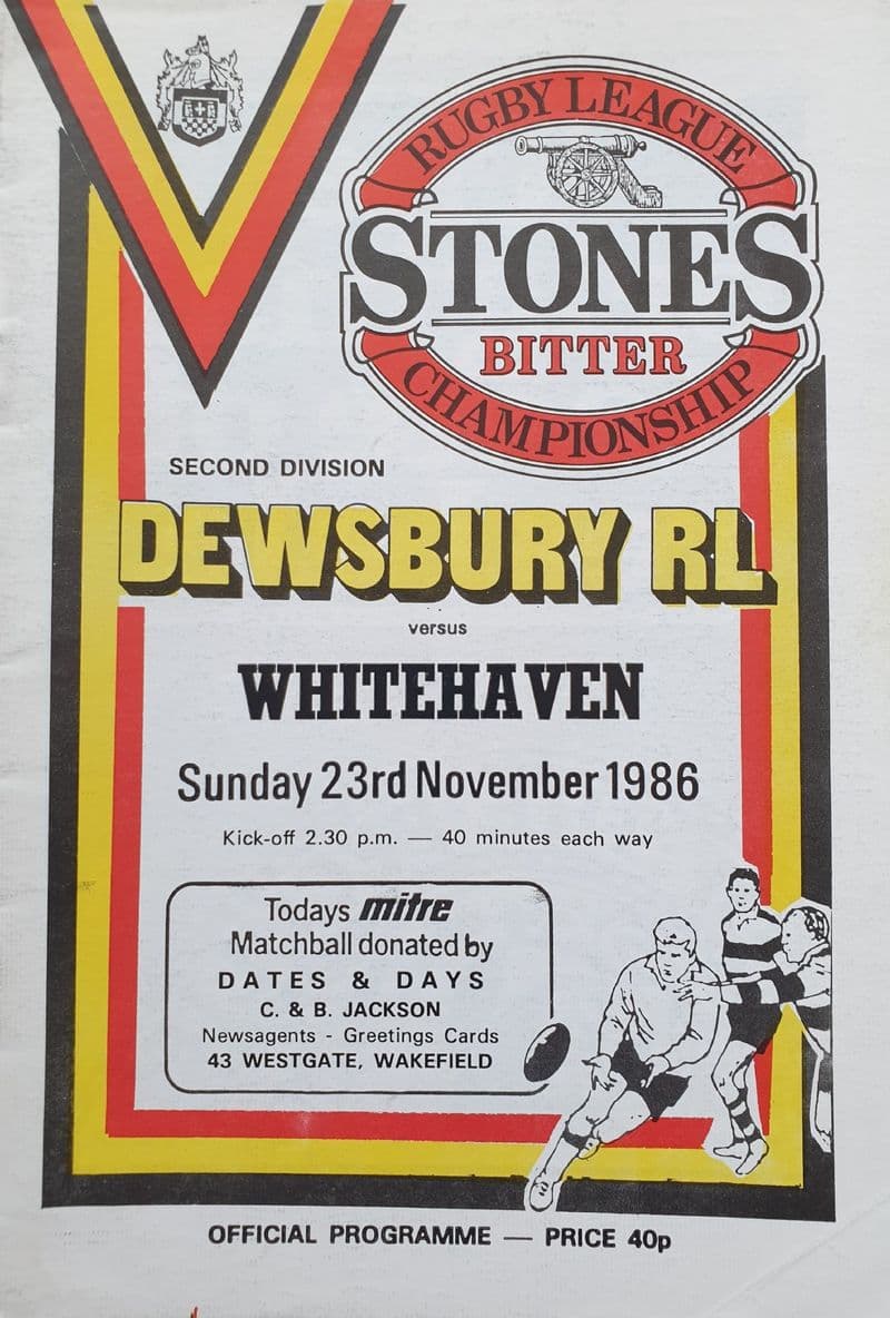Dewsbury v Whitehaven (1986, Nov 23rd)