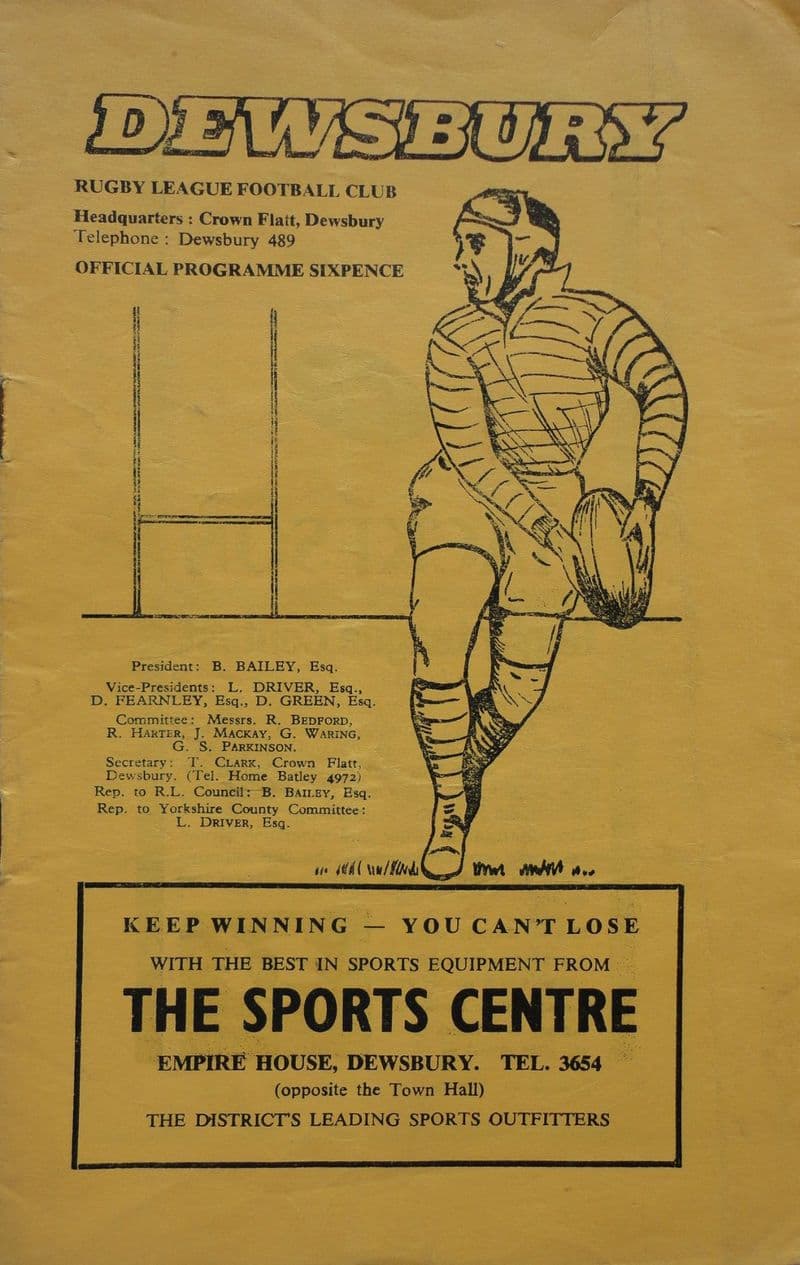 Dewsbury v Widnes (1966, Mar 29th)