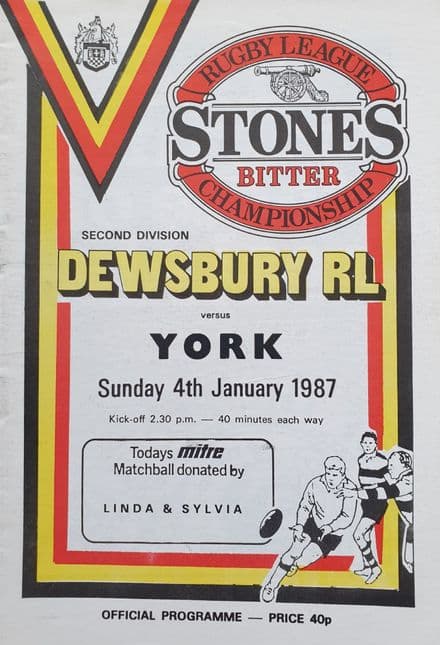 Dewsbury v York (1987, Jan 4th)