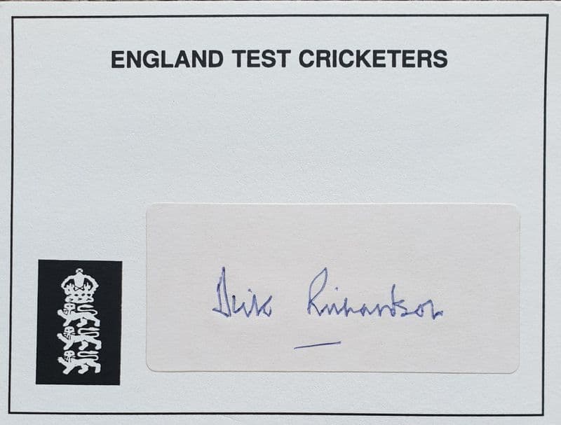 Dick Richardson Autograph