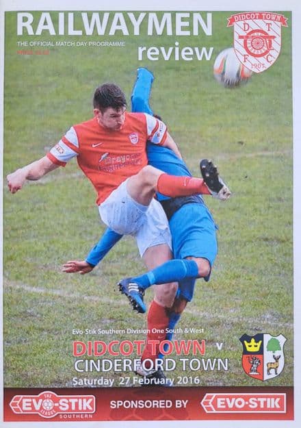 Didcot Town v Cinderford Town, Evo-Stik Lge (2016, Feb 27th)