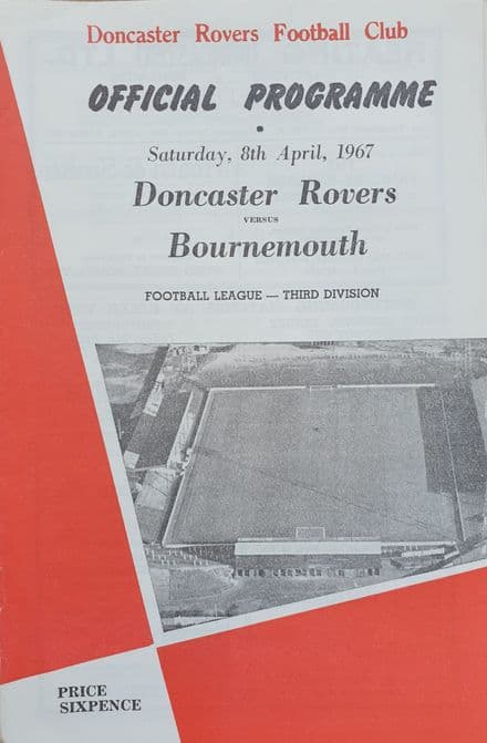 Doncaster v Bournemouth, Div 3 (1967, Apr 8th)