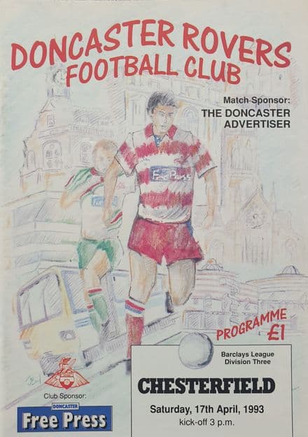 Doncaster v Chesterfield, Div 3 (1993, Apr 17th)