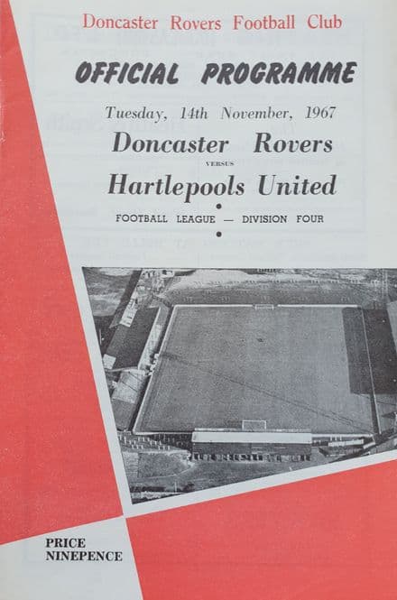 Doncaster v Hartlepools, Div 4 (1967, Nov 14th)