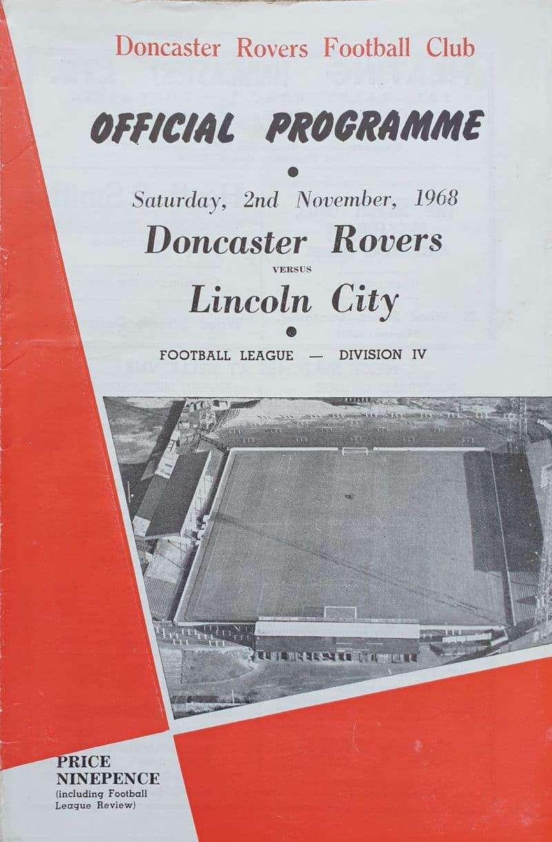 Doncaster v Lincoln, Div 4 (1968, Nov 2nd)