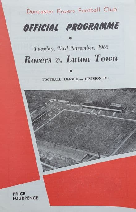 Doncaster v Luton, Div 4 (1965, Nov 23rd)