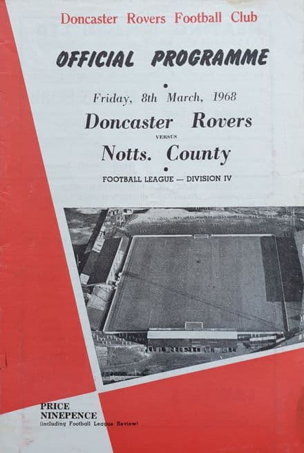 Doncaster v Notts County, Div 4 (1968, Mar 8th)