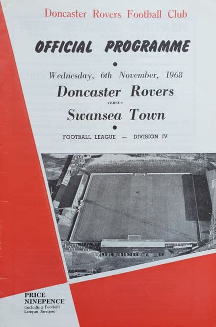 Doncaster v Swansea, Div 4 (1968, Nov 6th)