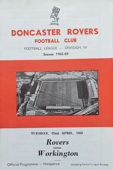 Doncaster v Workington, Div 4 (1969, Apr 22nd)